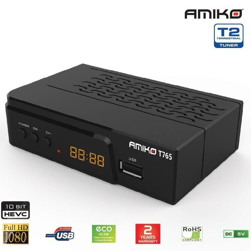 Amiko T765 - DVB-T TDT HEVC Amiko T765 - DVB-T TDT HEVC